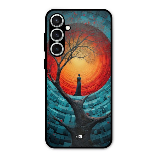 Life Tree Metal Back Case for Galaxy S23 FE