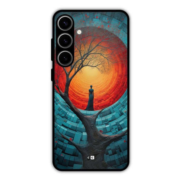 Life Tree Metal Back Case for Galaxy S24 Plus
