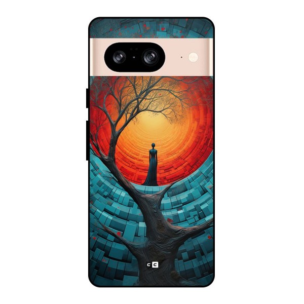 Life Tree Metal Back Case for Google Pixel 8