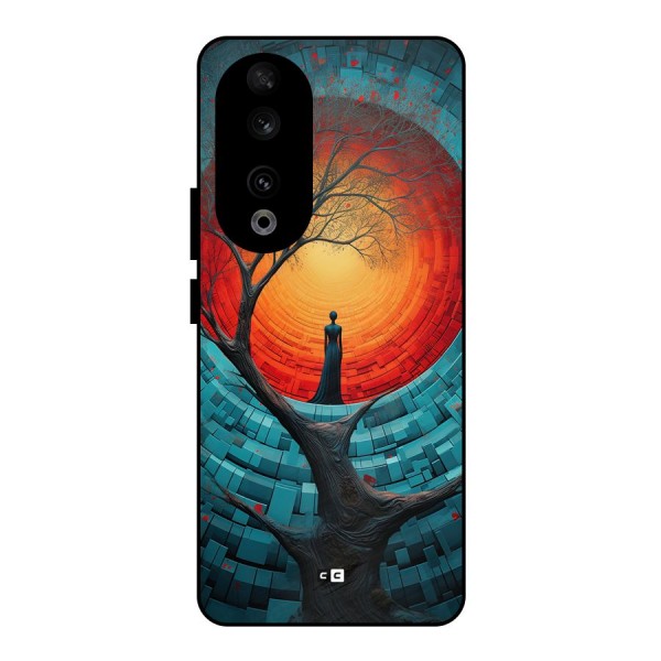 Life Tree Metal Back Case for Honor 90