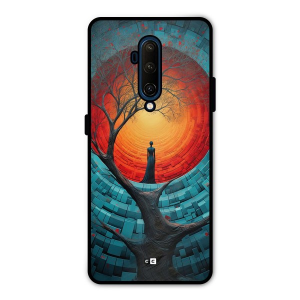 Life Tree Metal Back Case for OnePlus 7T Pro