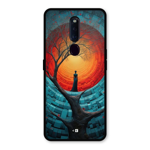 Life Tree Metal Back Case for Oppo F11 Pro