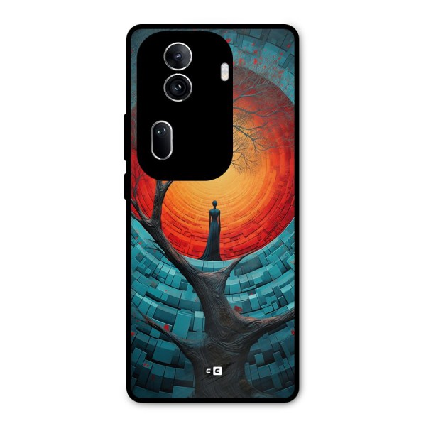 Life Tree Metal Back Case for Oppo Reno11 Pro 5G
