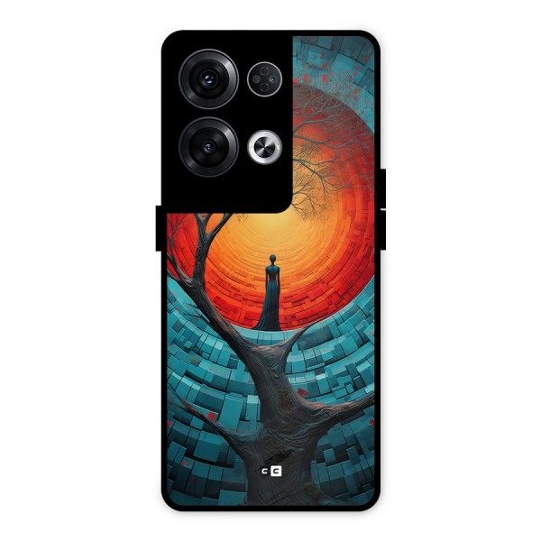 Life Tree Metal Back Case for Oppo Reno8 Pro 5G