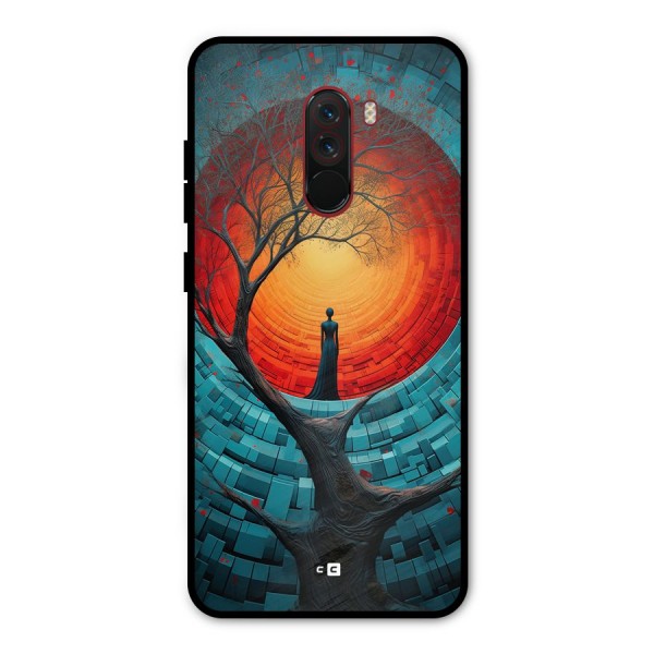 Life Tree Metal Back Case for Poco F1