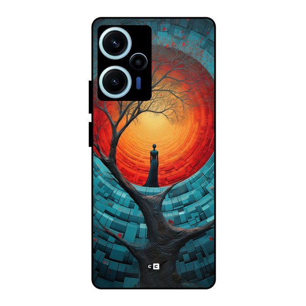 Life Tree Metal Back Case for Poco F5