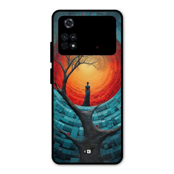 Life Tree Metal Back Case for Poco M4 Pro 4G