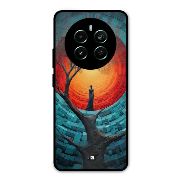 Life Tree Metal Back Case for Realme 12 Pro Plus