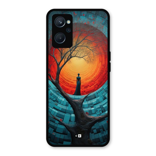 Life Tree Metal Back Case for Realme 9i