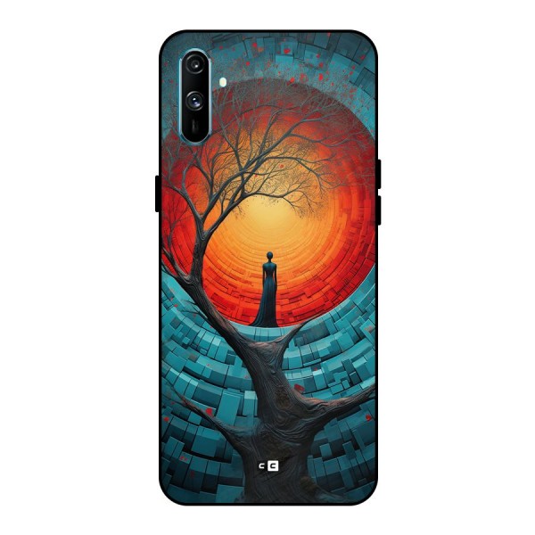 Life Tree Metal Back Case for Realme C3