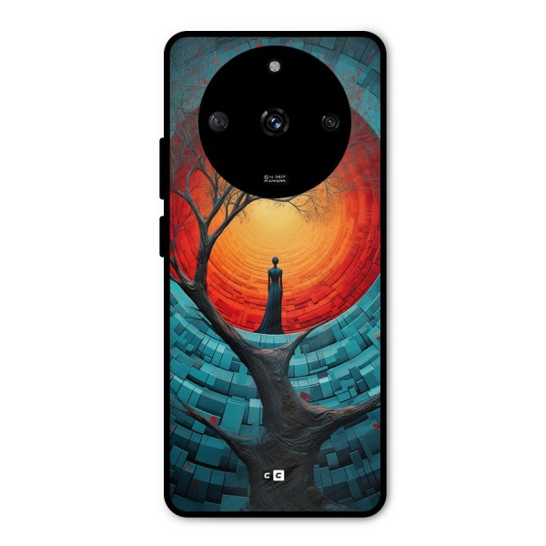 Life Tree Metal Back Case for Realme Narzo 60 5G