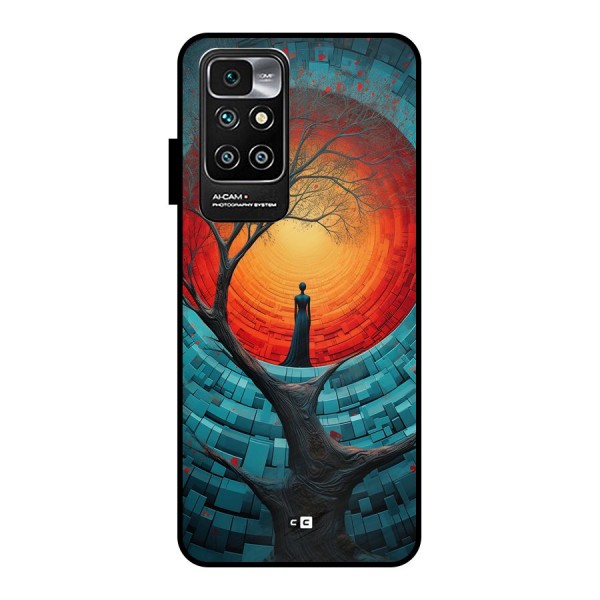 Life Tree Metal Back Case for Redmi 10 Prime