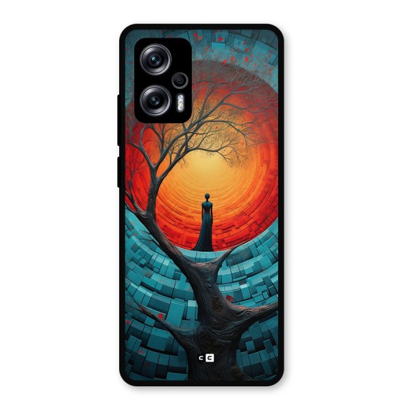 Life Tree Metal Back Case for Redmi K50i