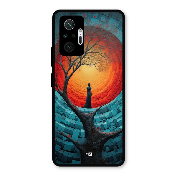 Life Tree Metal Back Case for Redmi Note 10 Pro
