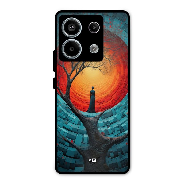 Life Tree Metal Back Case for Redmi Note 13 Pro 5G