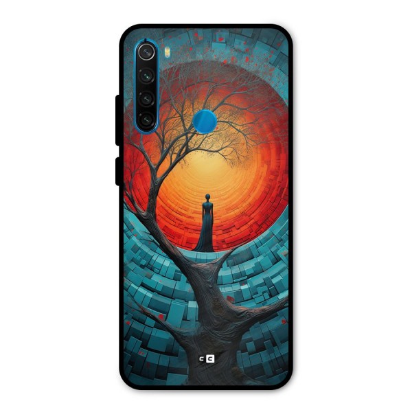 Life Tree Metal Back Case for Redmi Note 8