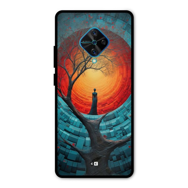 Life Tree Metal Back Case for Vivo S1 Pro