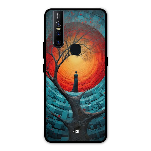 Life Tree Metal Back Case for Vivo V15