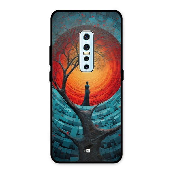 Life Tree Metal Back Case for Vivo V17 Pro