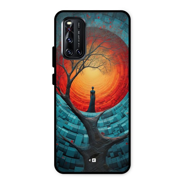 Life Tree Metal Back Case for Vivo V19