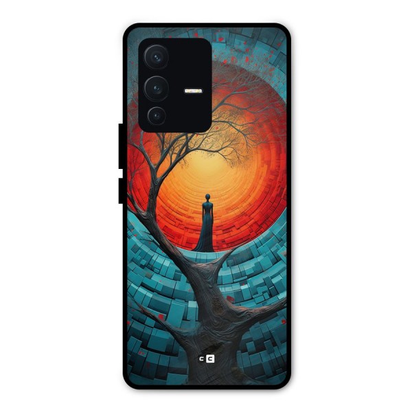 Life Tree Metal Back Case for Vivo V23 Pro