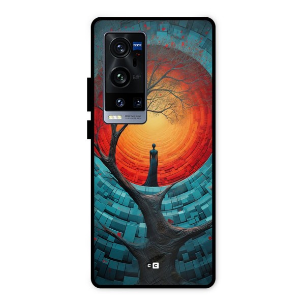 Life Tree Metal Back Case for Vivo X60 Pro Plus