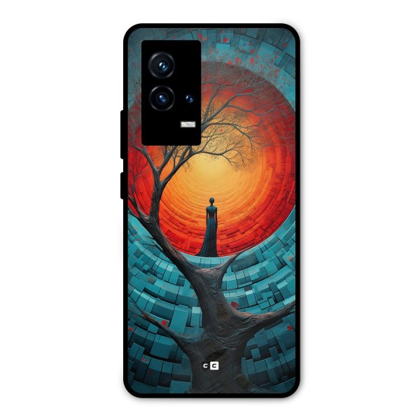 Life Tree Metal Back Case for iQOO 9 5G