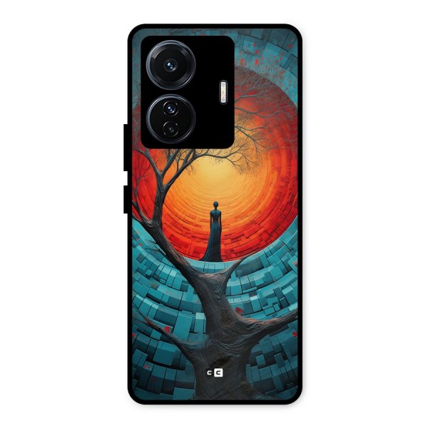 Life Tree Metal Back Case for iQOO Z6