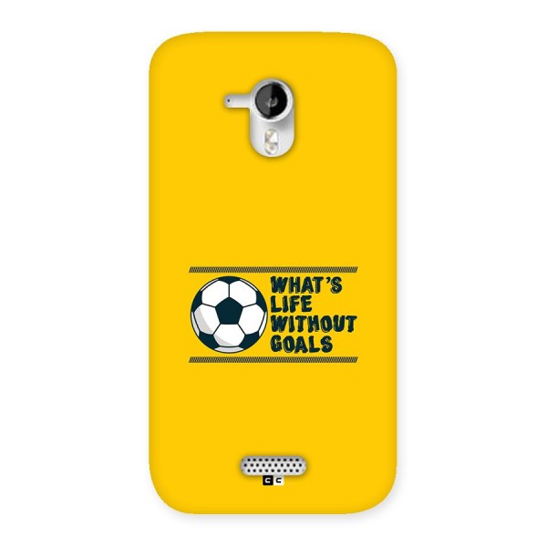 Life Without Goals Back Case for Canvas HD A116