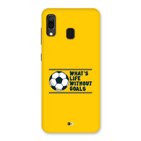 Life Without Goals Back Case for Galaxy A20