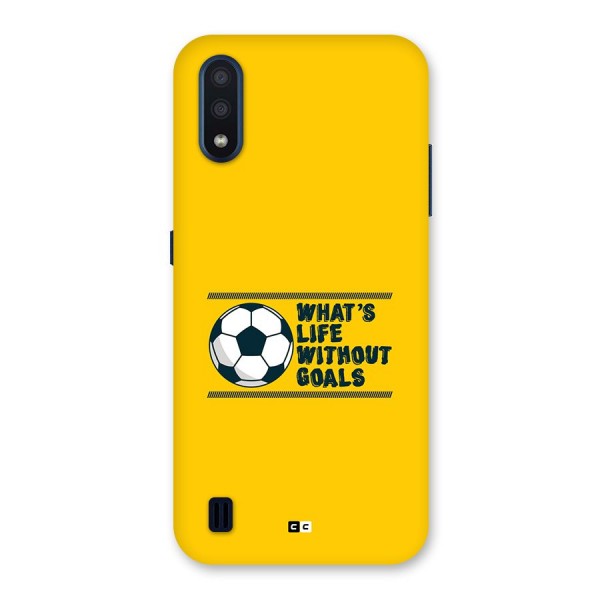 Life Without Goals Back Case for Galaxy M01