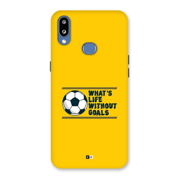 Life Without Goals Back Case for Galaxy M01s