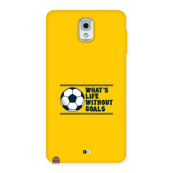 Life Without Goals Back Case for Galaxy Note 3