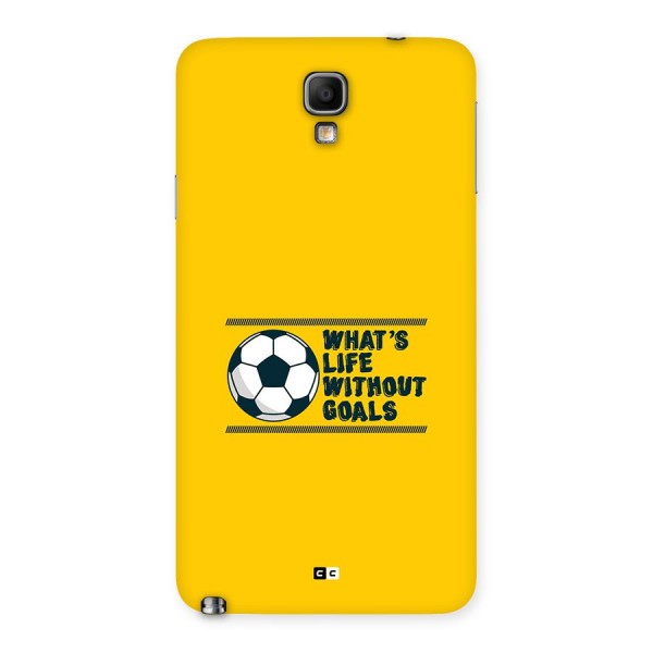 Life Without Goals Back Case for Galaxy Note 3 Neo