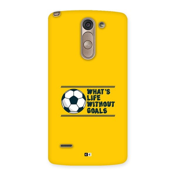 Life Without Goals Back Case for LG G3 Stylus