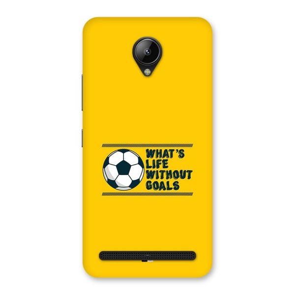 Life Without Goals Back Case for Lenovo C2