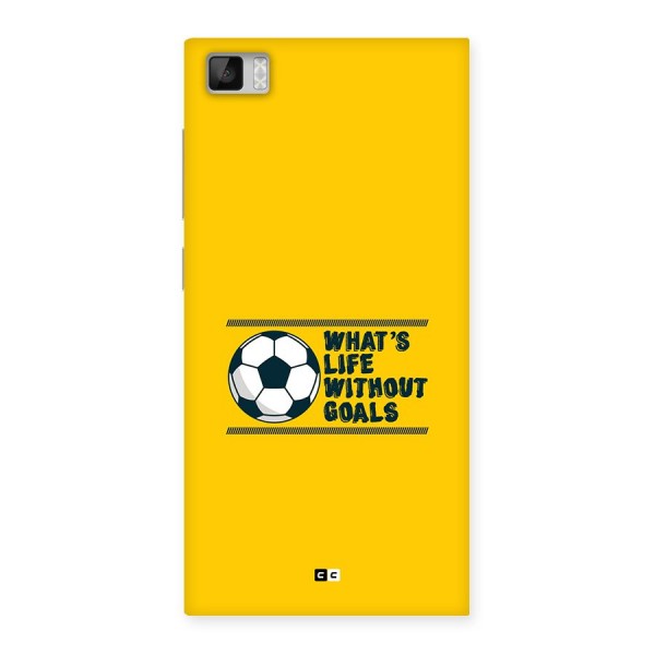 Life Without Goals Back Case for Mi3