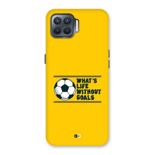 Life Without Goals Back Case for Oppo F17 Pro