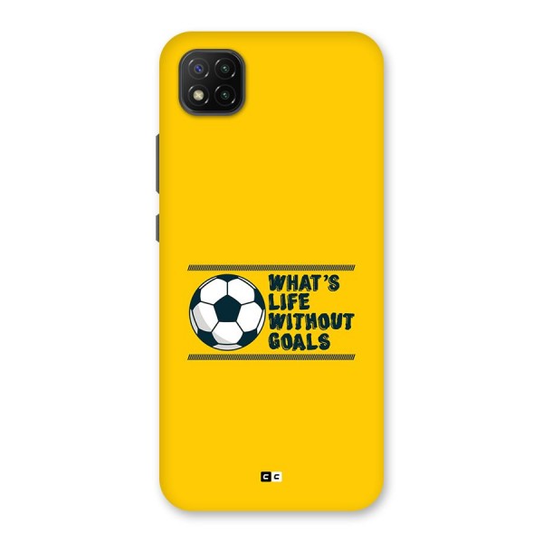 Life Without Goals Back Case for Poco C3