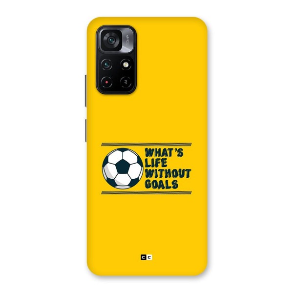 Life Without Goals Back Case for Poco M4 Pro 5G