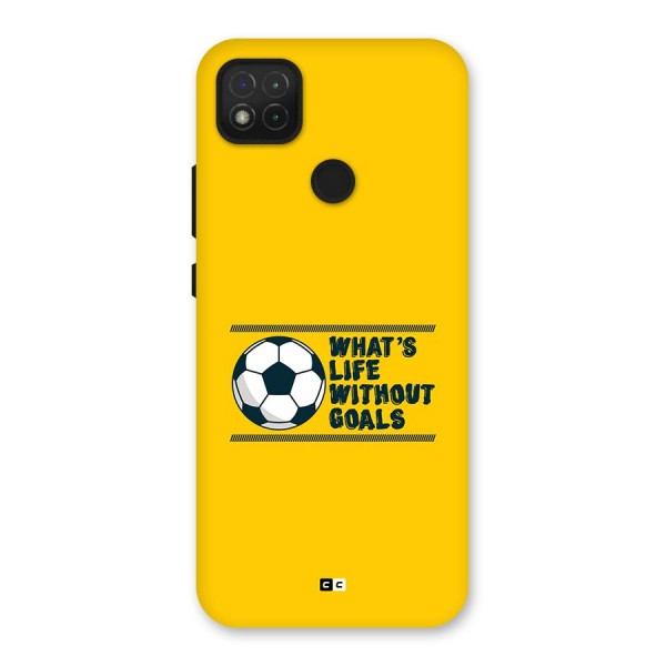 Life Without Goals Back Case for Redmi 9C