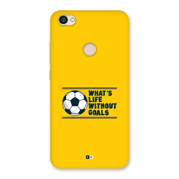 Life Without Goals Back Case for Redmi Y1 2017