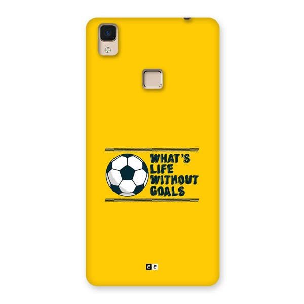 Life Without Goals Back Case for V3 Max