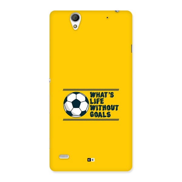 Life Without Goals Back Case for Xperia C4