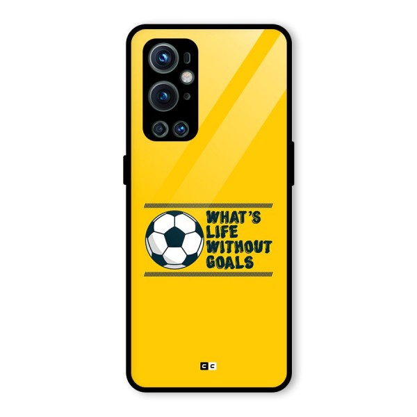 Life Without Goals Glass Back Case for OnePlus 9 Pro