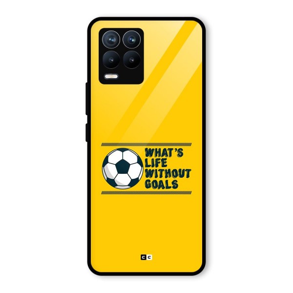 Life Without Goals Glass Back Case for Realme 8