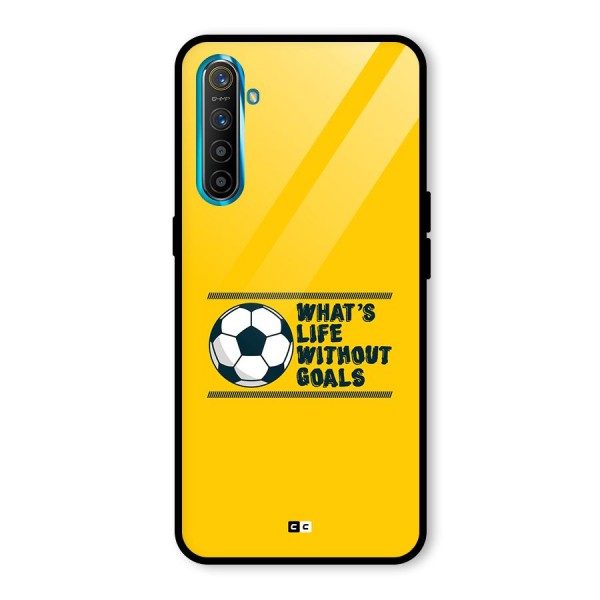 Life Without Goals Glass Back Case for Realme X2