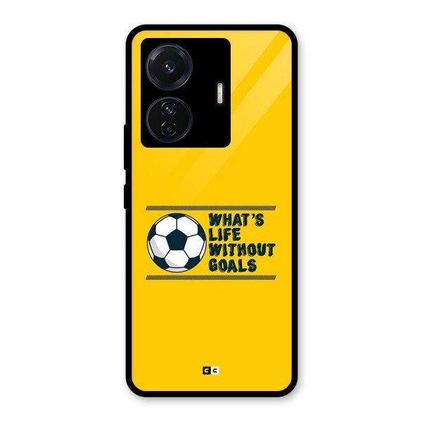 Life Without Goals Glass Back Case for Vivo T1 Pro