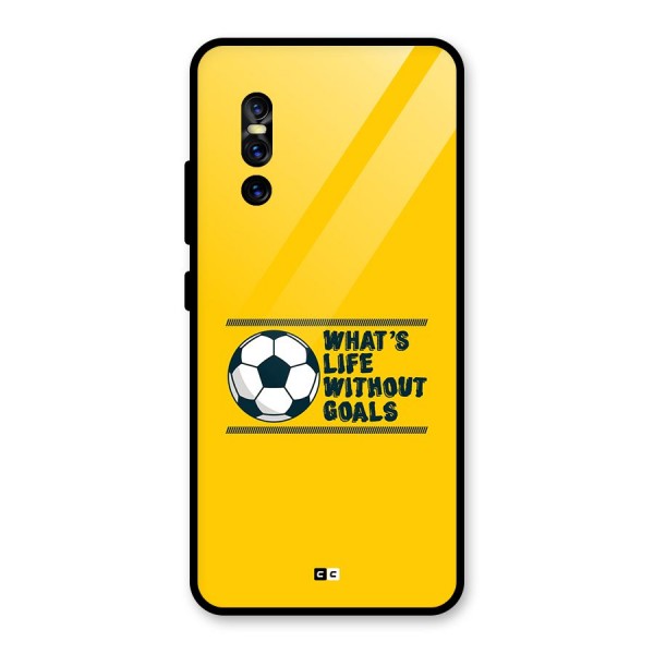 Life Without Goals Glass Back Case for Vivo V15 Pro