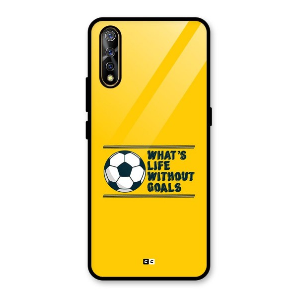 Life Without Goals Glass Back Case for Vivo Z1x